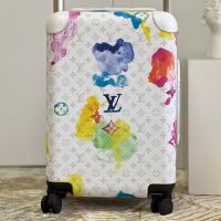 Louis Vuitton Horizon 55 Luggage In Monogram Watercolor Canvas M20437 White