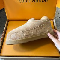 Louis Vuitton LV Yeti Slip On Unisex Suede Camel