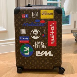 Louis Vuitton Horizon 55 Luggage In Monogram Logo Story Canvas M20199 Brown