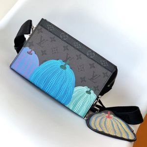 Louis Vuitton Gaston Wearable Wallet In Yayoi Kusama Pumkin Monogram Canvas M81972 Multicolor