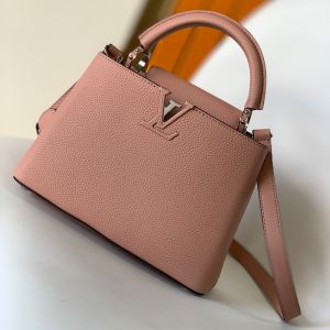 Louis Vuitton Capucines BB Handbag In Taurillon Leather M94635 Pink