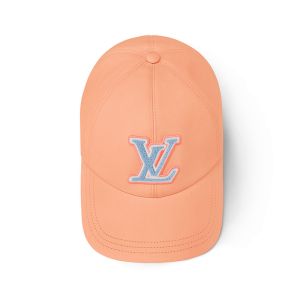 Louis Vuitton LV Signature Baseball Cap In Cotton M7377M Orange