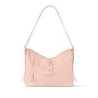 Louis Vuitton CarryAll PM Handbag In Monogram Empreinte Leather M47082 Pink