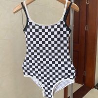 Louis Vuitton Swimsuit In Checkerboard Monogram Black/White