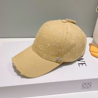 Louis Vuitton LV Filigram Baseball Cap In Monogram Embroidery Cotton Khaki