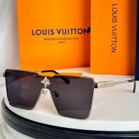 Louis Vuitton Cyclone Square Sunglasses In Metal Z1899U Black/Silver