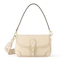 Louis Vuitton Diane Handbag In Monogram Empreinte Leather M46388 Beige