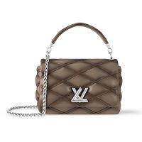 Louis Vuitton GO-14 MM Handbag In Lambskin M23045 Taupe