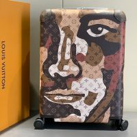 Louis Vuitton Horizon 55 Luggage In Monogram Brown Face Patchwork Canvas M10264 Brown