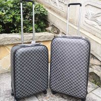 Louis Vuitton Zephyr Rolling Suitcase In Damier Graphite Canvas Black