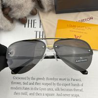 Louis Vuitton L09 Pilot Sunglasses In Black/Gold