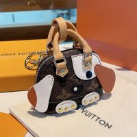Louis Vuitton Alma Bag Charm In Puppy Monogram Canvas Brown