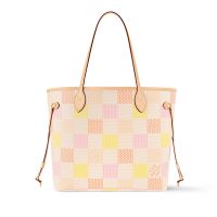 Louis Vuitton Neverfull MM Tote In Damier Giant Canvas N40668 Pink