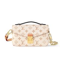 Louis Vuitton Pochette Metis East West Handbag In Monogram Canvas M46914 White