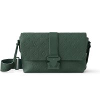 Louis Vuitton S-Cape Messenger In Taurillon Monogram Leather M24439 Green