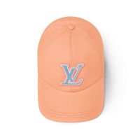 Louis Vuitton LV Signature Baseball Cap In Cotton M7377M Orange