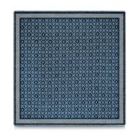 Louis Vuitton Since 1854 Monogram Shawl 140 In Silk and Wool MP2821 Blue