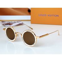 Louis Vuitton Super Vision Round Sunglasses In Metal Z2223U White