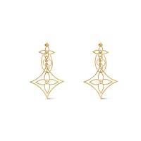 Louis Vuitton LV Twiggy Earrings In Metal M00952 Gold