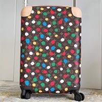 Louis Vuitton Horizon 55 Luggage In Yayoi Kusama Polka Dots Monogram Canvas M10118 Brown