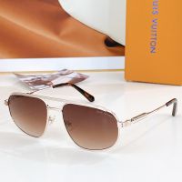 Louis Vuitton Metal Sunglasses In Z2274U Brown/Silver